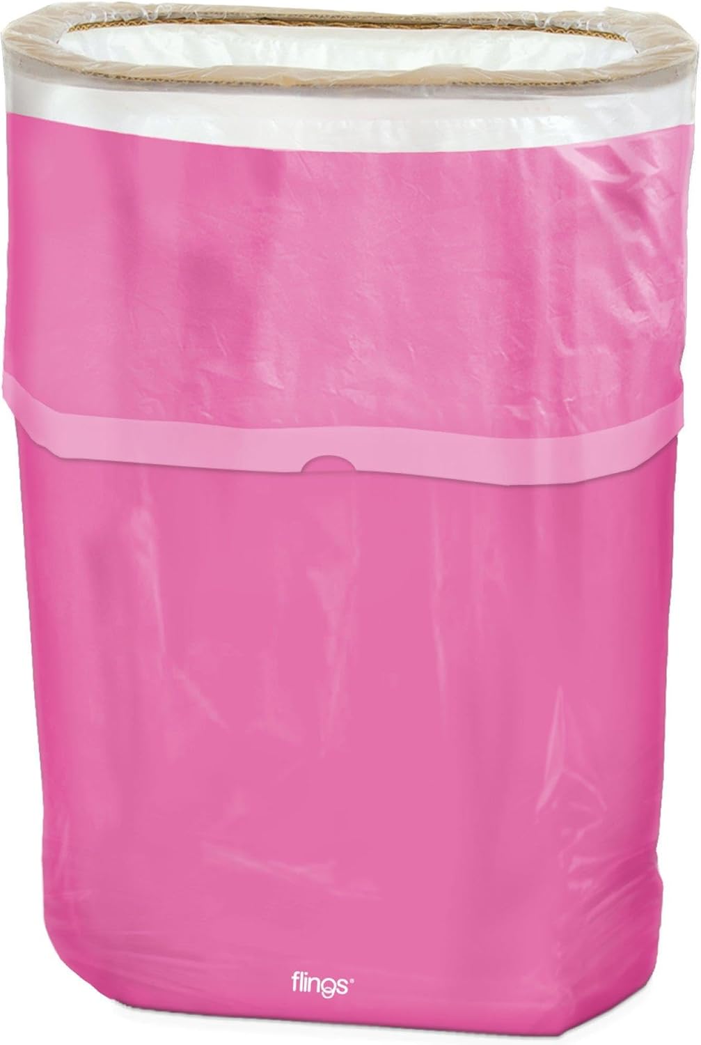 Amscan Flings® Bin Disposable Trash Can for Parties