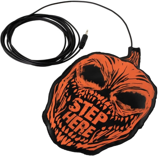 Amscan Spooktacular Black & Orange Scary Jack-o'-Lantern Step Pad Activator