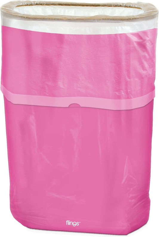 Amscan Flings® Bin Disposable Trash Can for Parties
