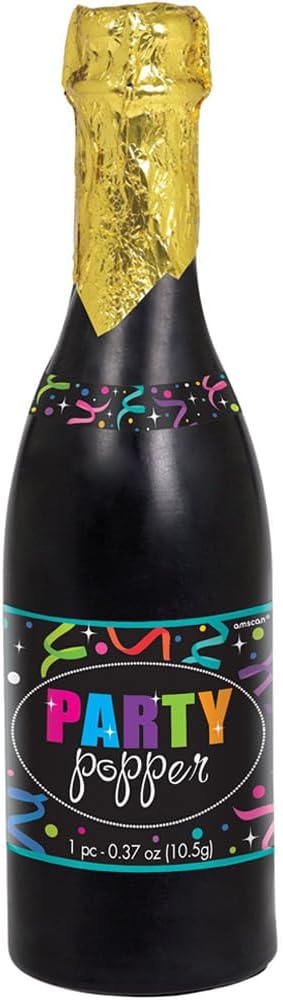 Amscan Champagne Bottle Party Plastic Confetti Popper